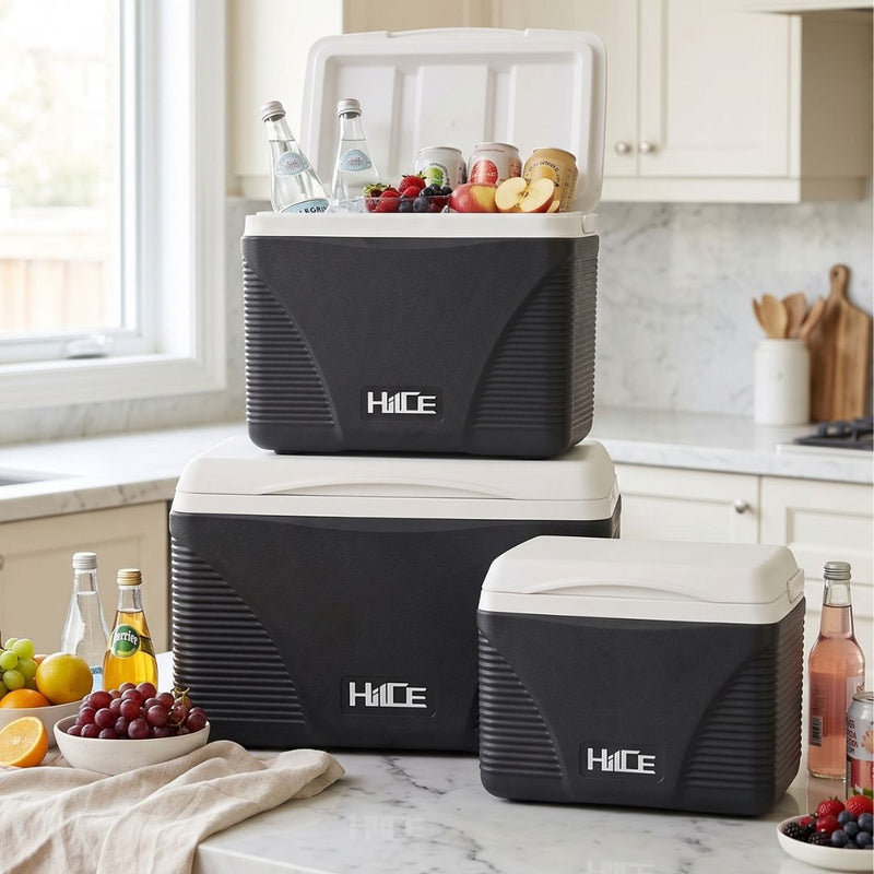 Tiga ukuran cooler box HIICE HOME-CUBE untuk kebutuhan rumah dan keluarga