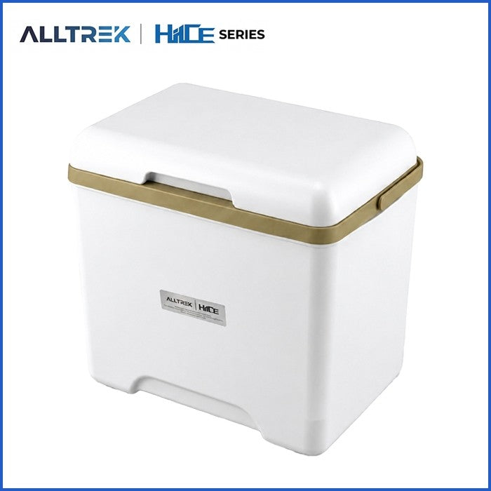 Cooler box HIICE ALLTREK 13L warna olive tampak perspektif clean