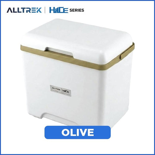 Cooler box HIICE ALLTREK 13L warna olive tampak perspektif