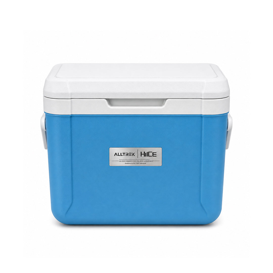Cooler box HIICE ALLTREK 5L warna biru tampak depan