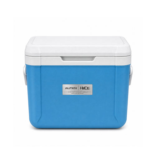 Cooler box HIICE ALLTREK 5L warna biru tampak depan