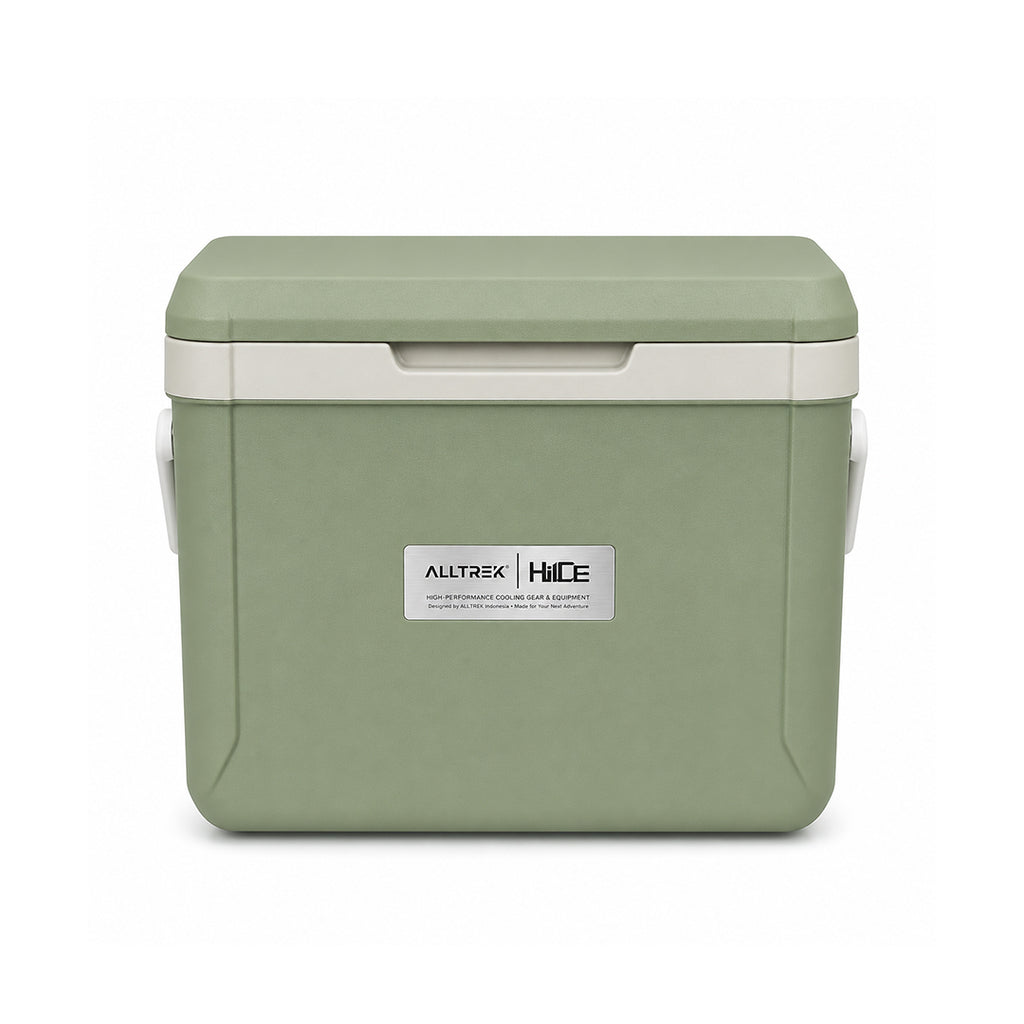 Cooler box HIICE ALLTREK 5L warna hijau tampak depan