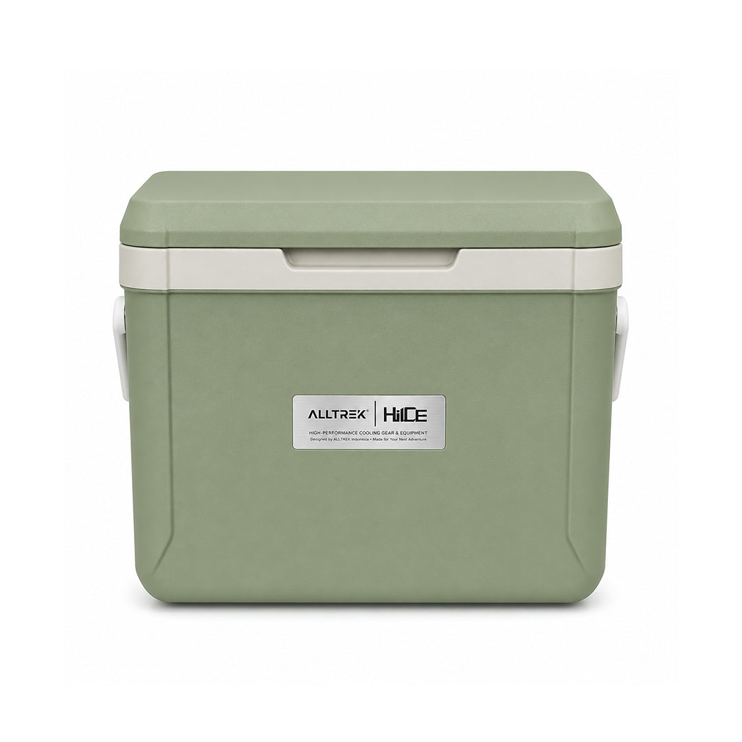 Cooler box HIICE ALLTREK 5L warna hijau tampak depan