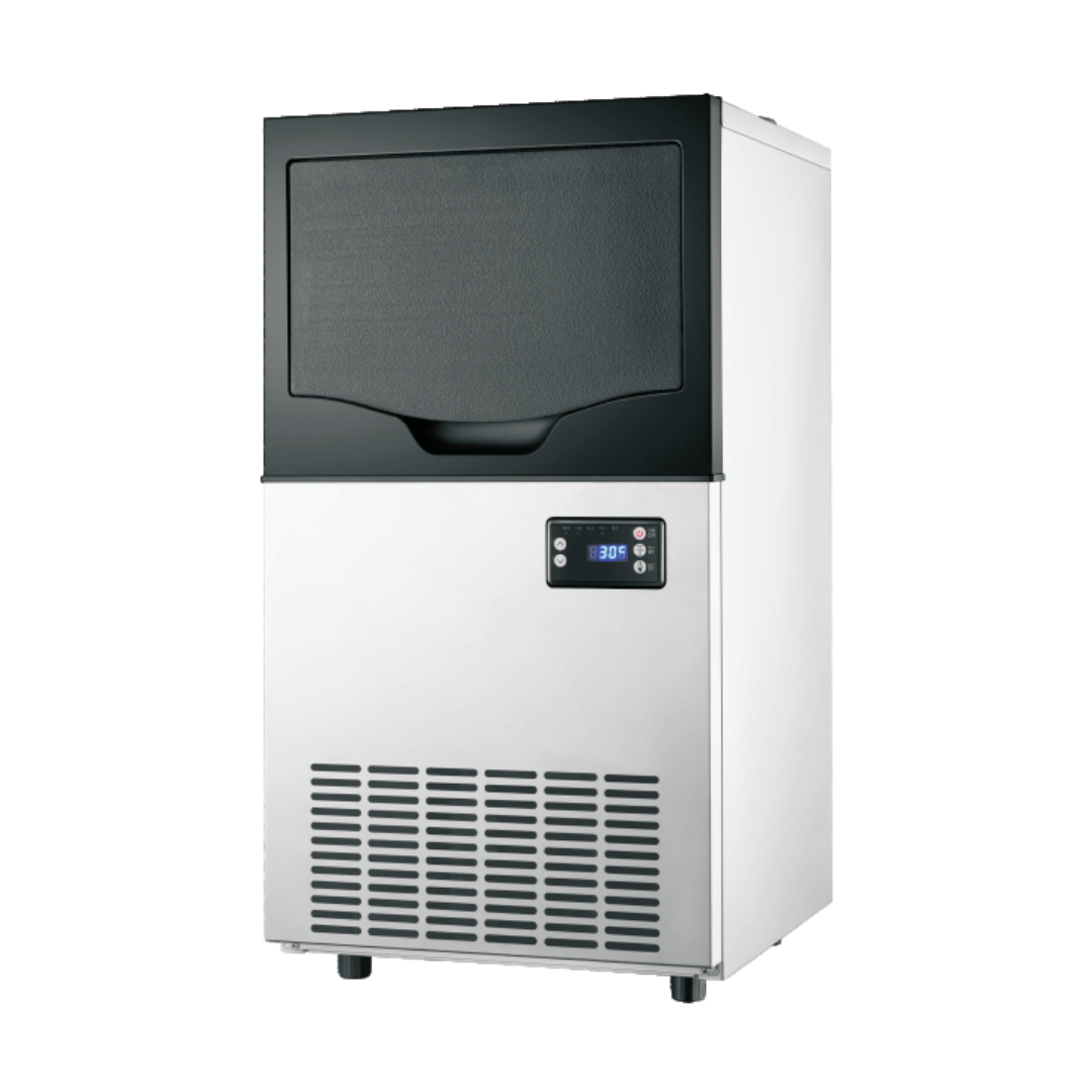 Mesin pembuat es HIICE FREEZE-COMPACT 40KG tampak depan
