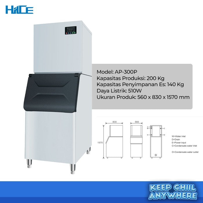 Dimensi dan spesifikasi HIICE FREEZE-FORZA 200KG