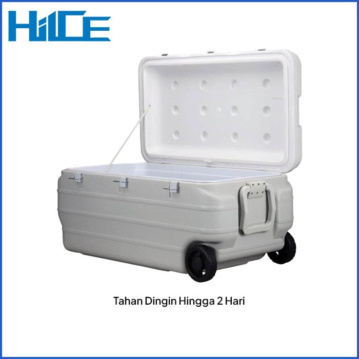 Interior HIICE PRO-FORTRESS 180L dan informasi retensi dingin hingga 96 jam