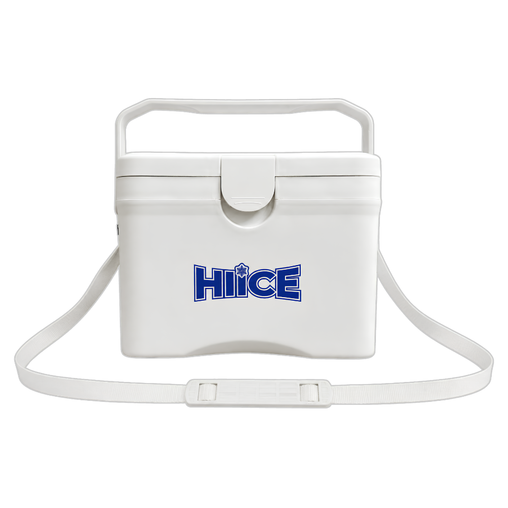 Cooler box portable HIICE X-PLORE 10L White dengan pegangan dan tali bahu