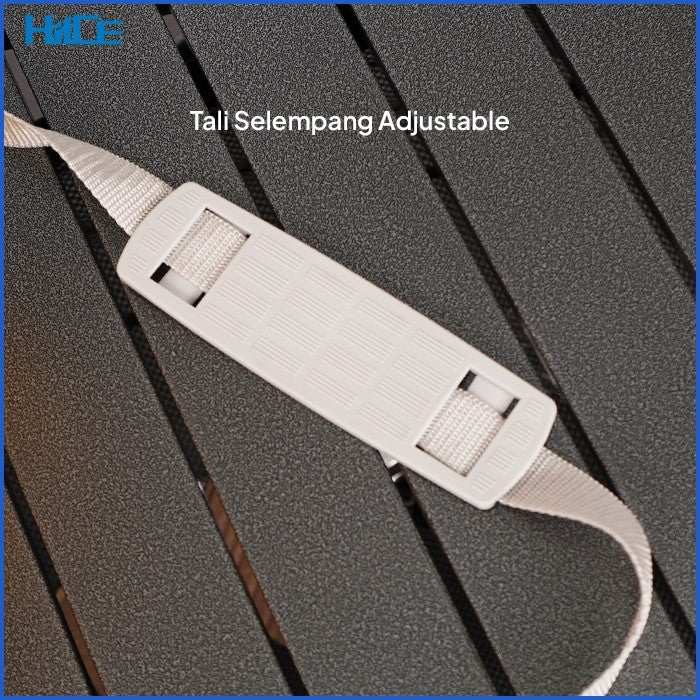 Tali bahu adjustable pada HIICE X-PLORE 10L White