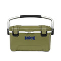 Cooler box HIICE X-ROVER 32L warna olive green tampak depan