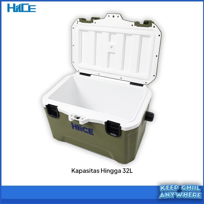 Interior cooler box HIICE X-ROVER dengan kapasitas 32 liter