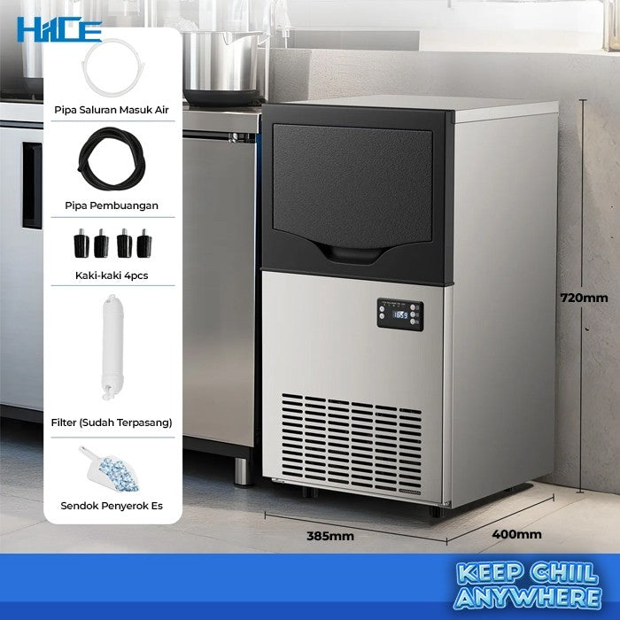 HIICE FREEZE-COMPACT Ice Maker 40 kg/hari