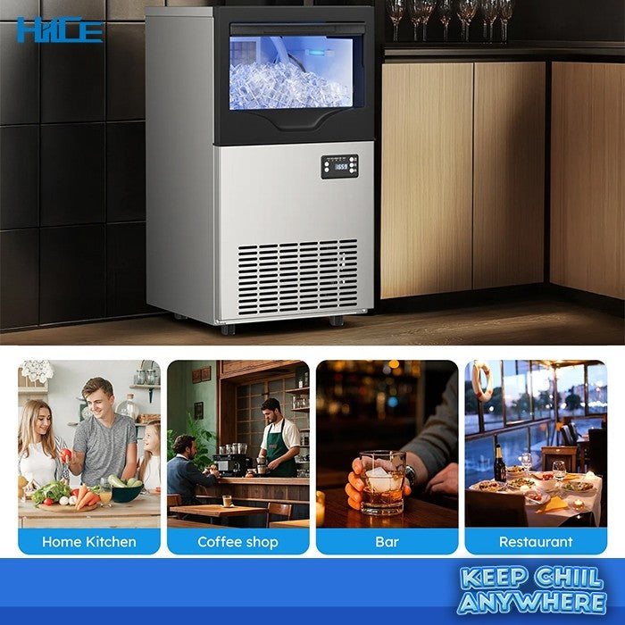 HIICE FREEZE-COMPACT Ice Maker 40 kg/hari